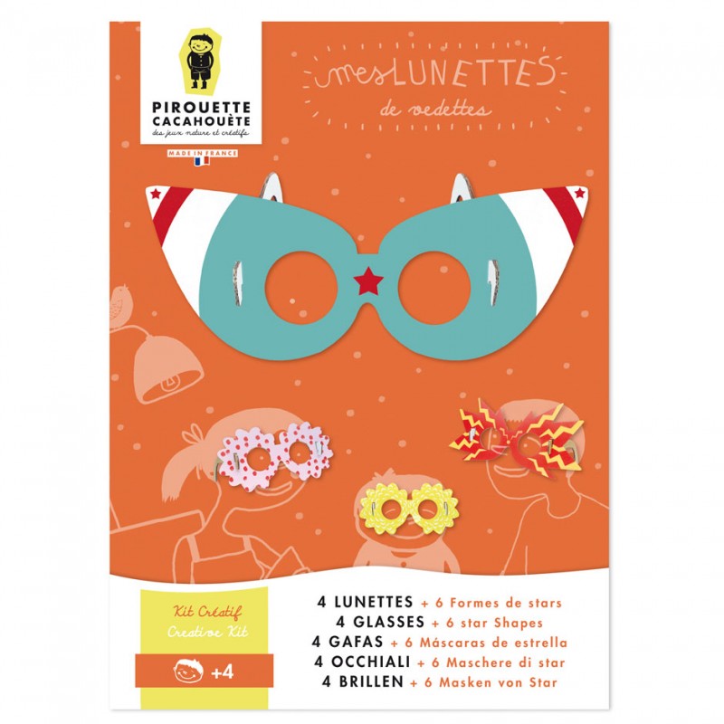 pirouette cacahuete cardboard glasses