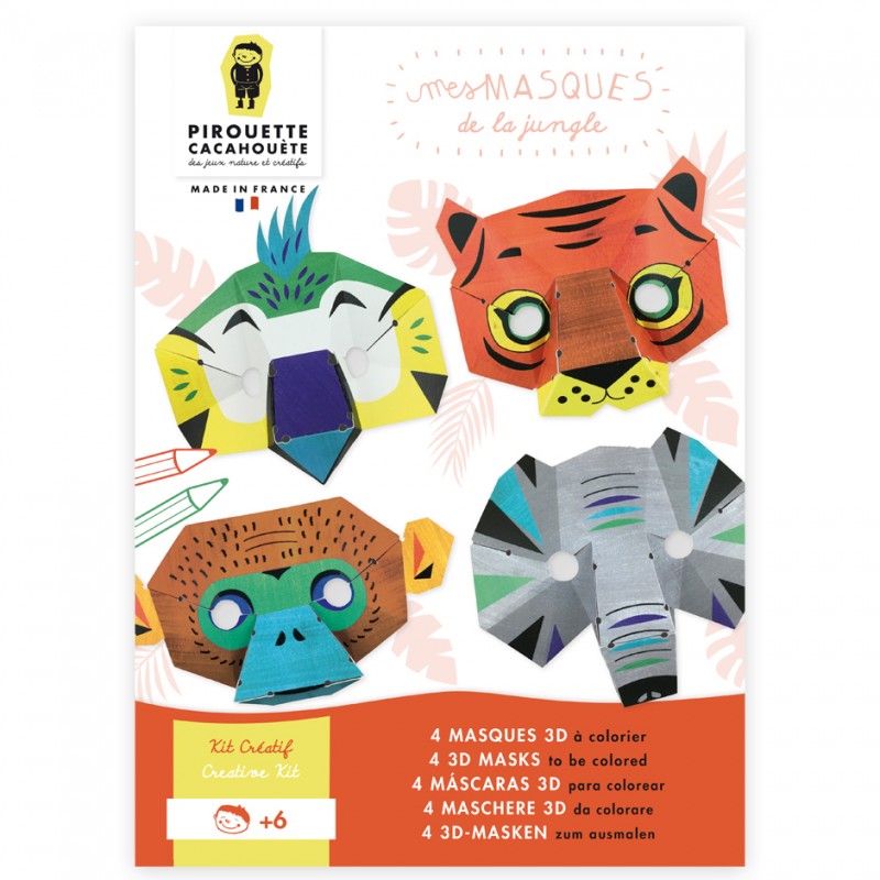 kit créatif masques de la jungle kit créatif masques de la jungle