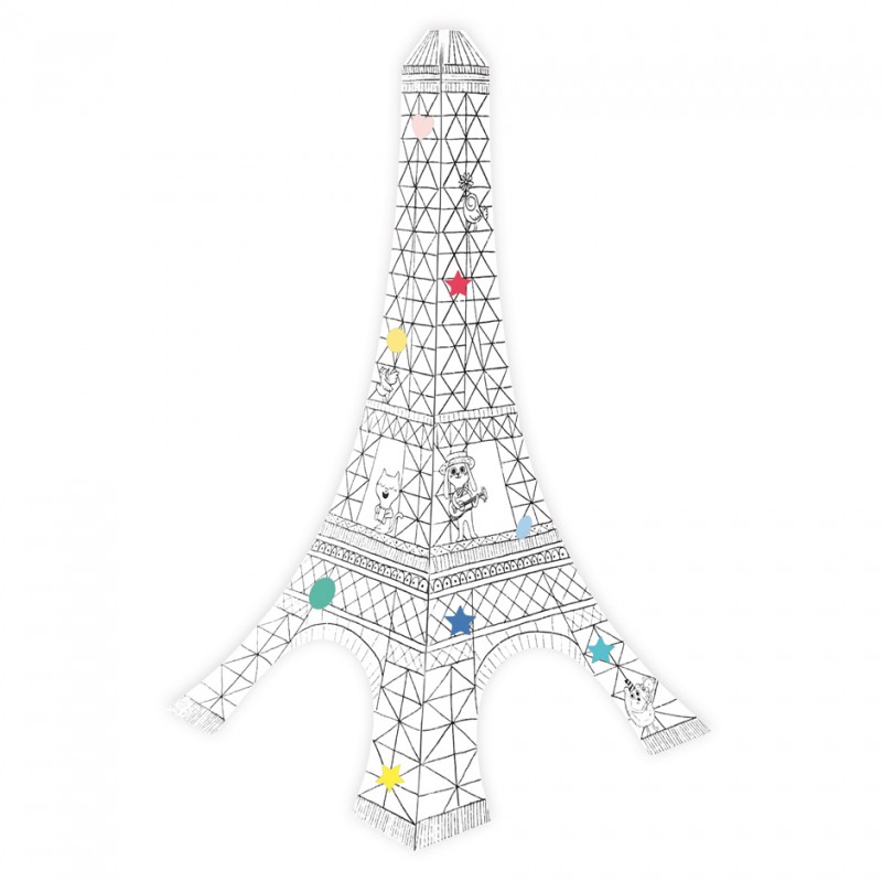 tour eiffel en papier