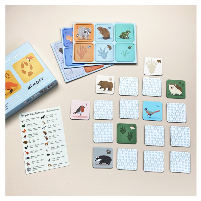 footprint memory game