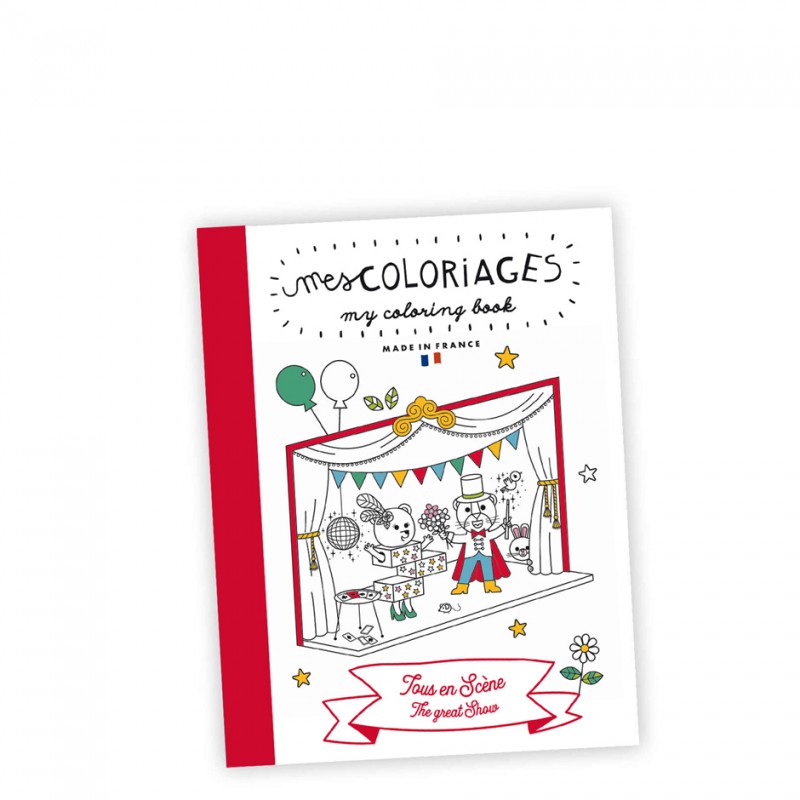 carnet de coloriage spectacle