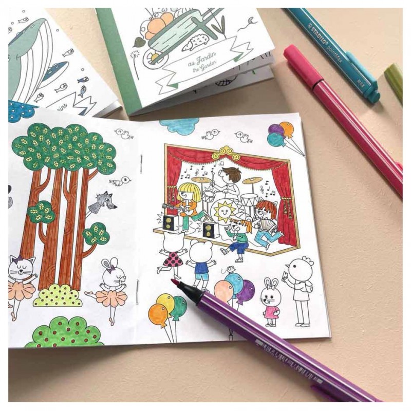 Carnets de coloriage spectacle