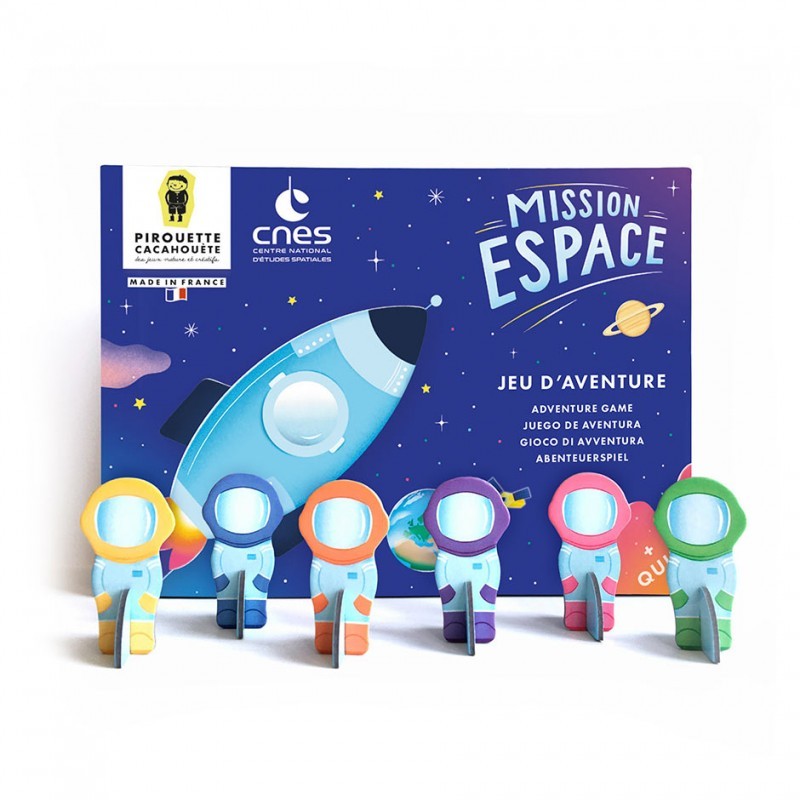 Jeu d'aventure MISSION ESPACE fabriqué en France