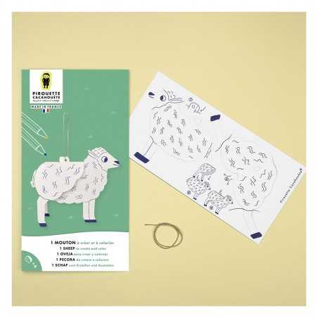 décoration enfant diy mouton à assembler