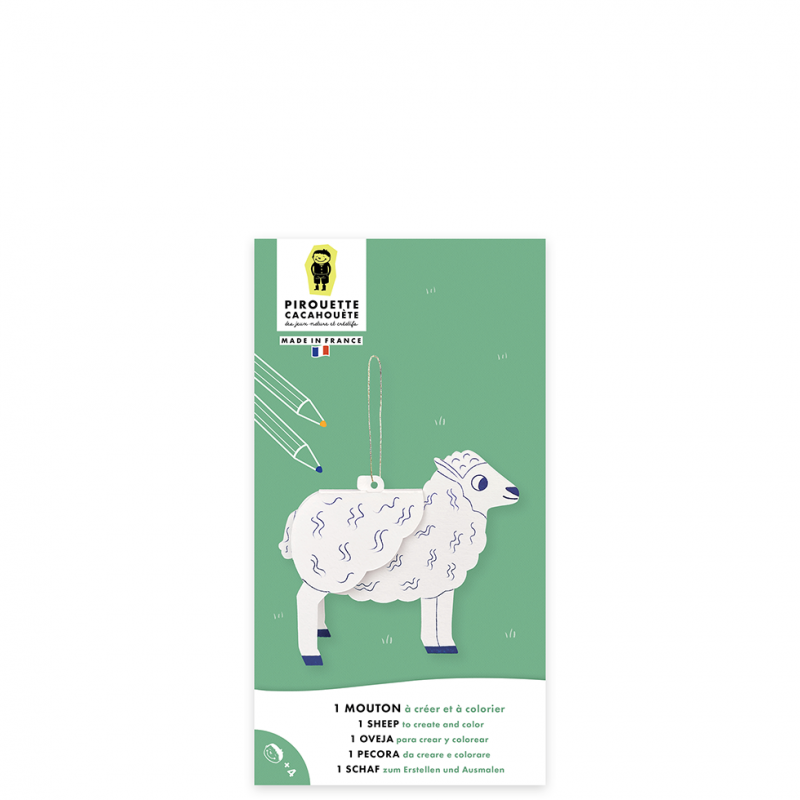 kit creatif enfant mouton à colorier kit creatif enfant mouton à colorier