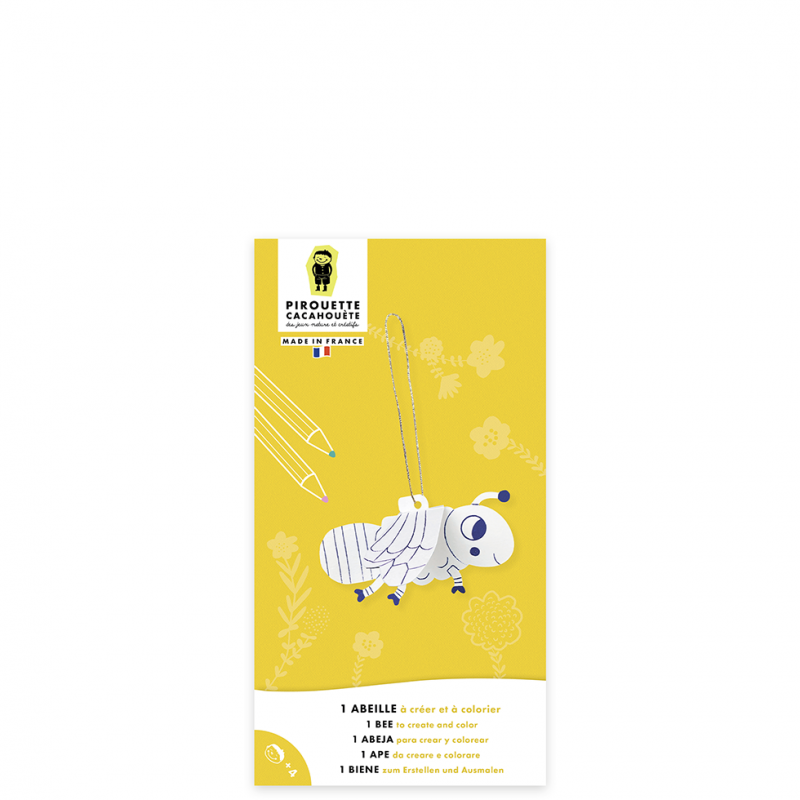 kit creatif enfant abeille 3d à fabriquer