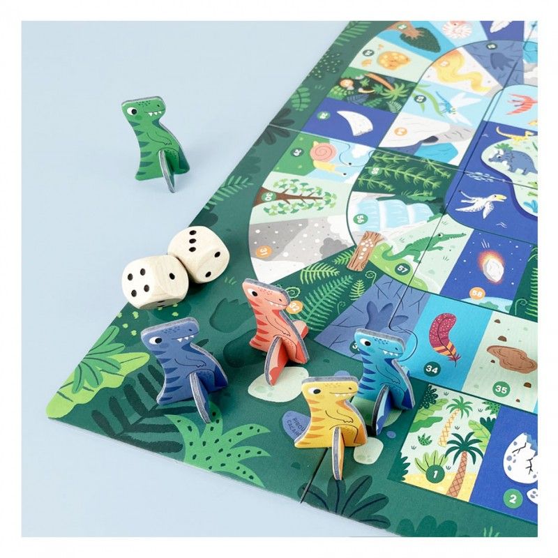 plateau-jeu-dinosaures-t-rex-et-defis-quiz