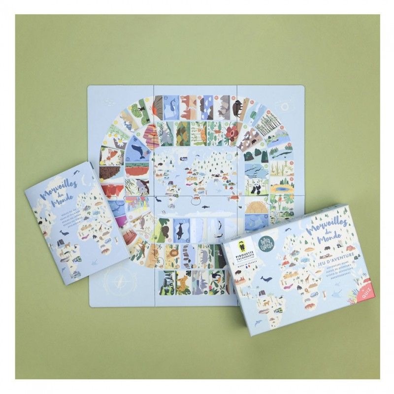 Educational board game about nature for ages 4 and up. Made in France.