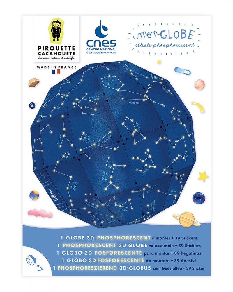 creative kit for kids celestial globe CNES