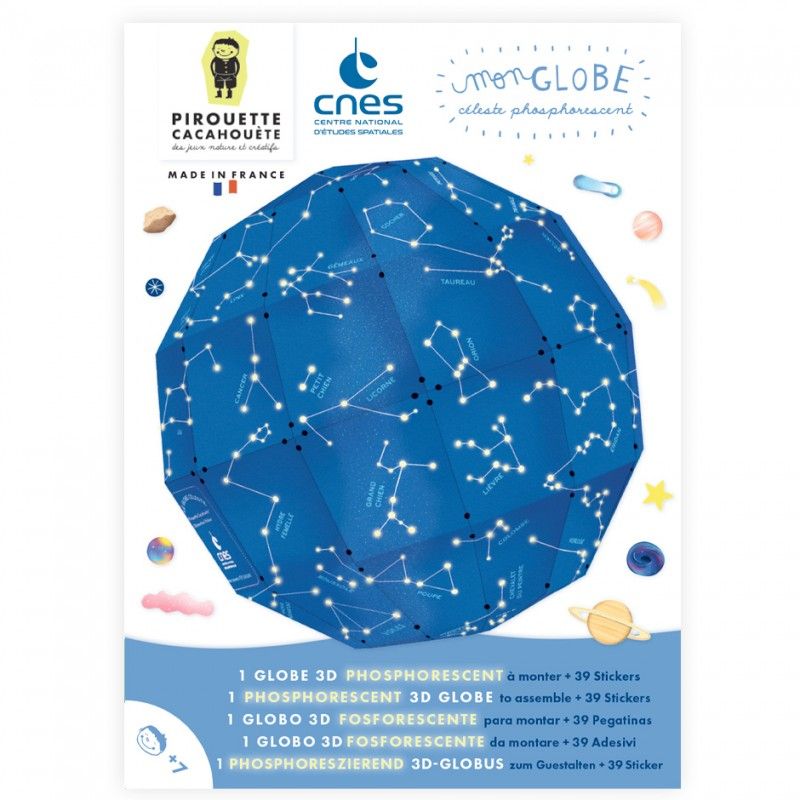 kit créatif enfant globe céleste constellations
