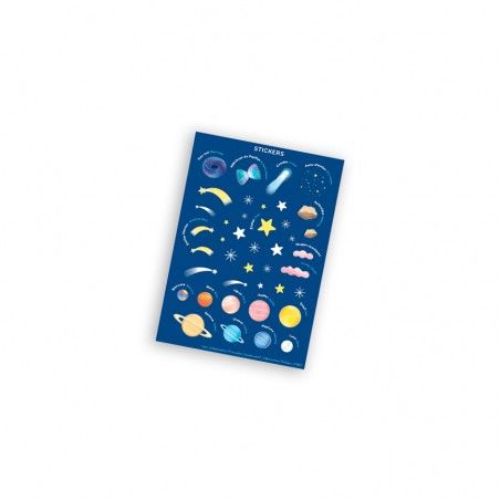 constellations stickers globe céleste enfant
