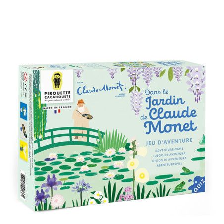 educational art game for children monet giverny garden