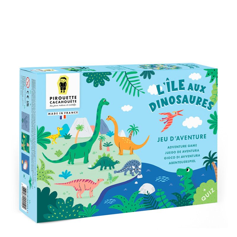 jeu dinosaures pedagogique eco-conçu famille