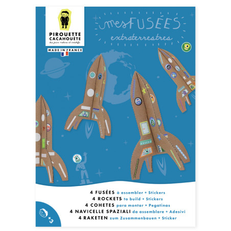kit créatif fusées extraterrestre made in france fabriqué en france ludique activité manuelle