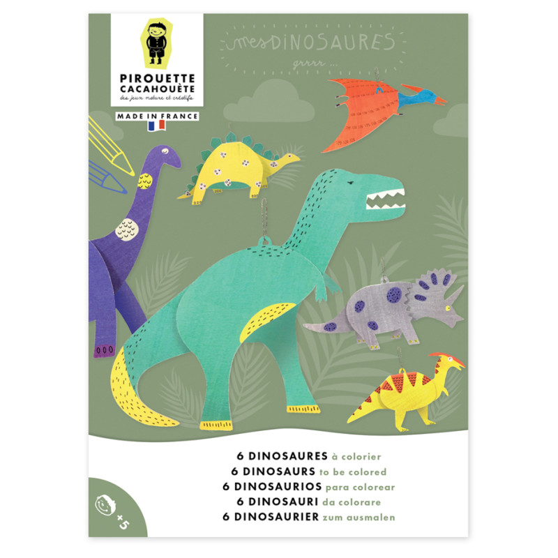 kit créatif dinosaures made in france fabriqué en france ludique activité manuelle