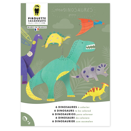 kit créatif dinosaures made in france fabriqué en france ludique activité manuelle