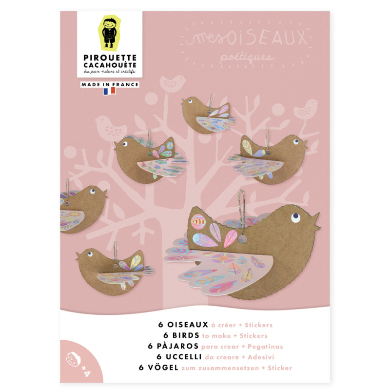 kit créatif oiseaux poétiques made in france fabriqué en france ludique activité manuelle