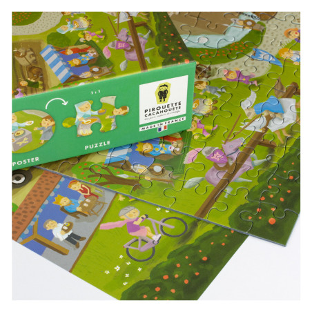 puzzle moyen-age chevalier princesse