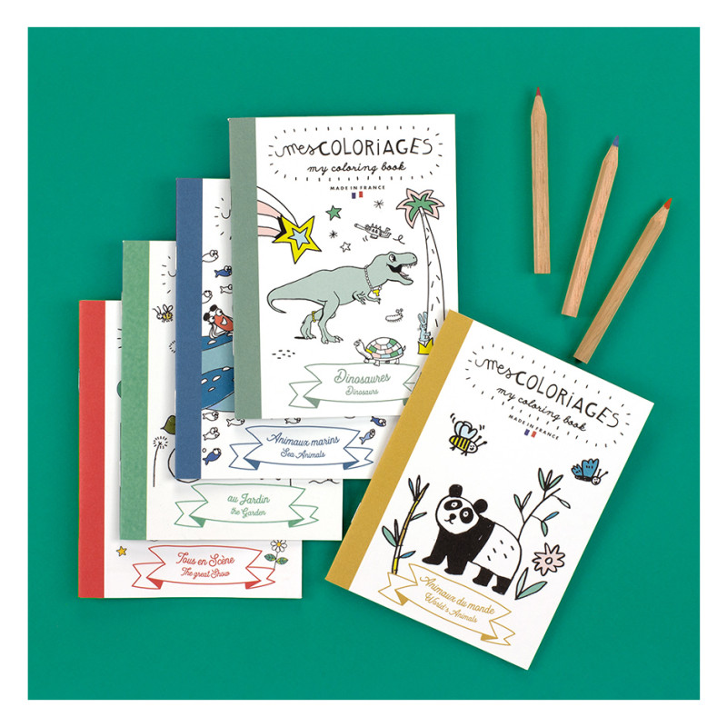 carnet de coloriage animaux du monde
