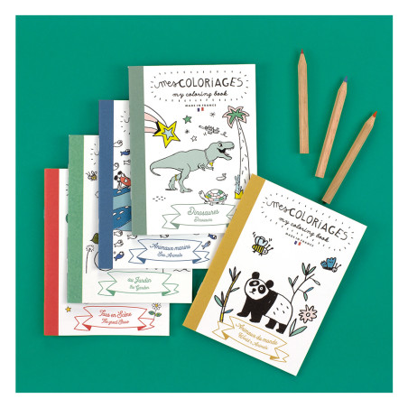 carnet de coloriage animaux du monde