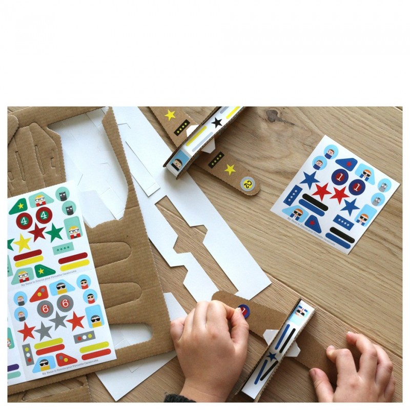 Creative workshop planes stickers