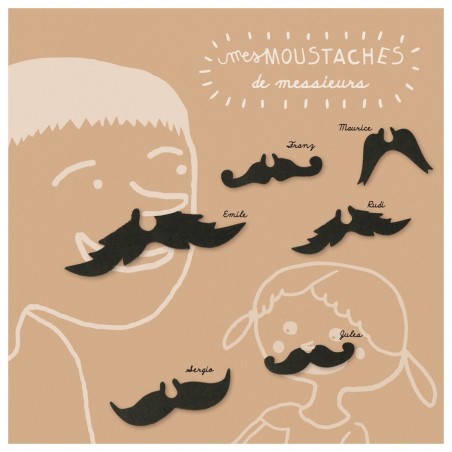 kit créatif moustaches