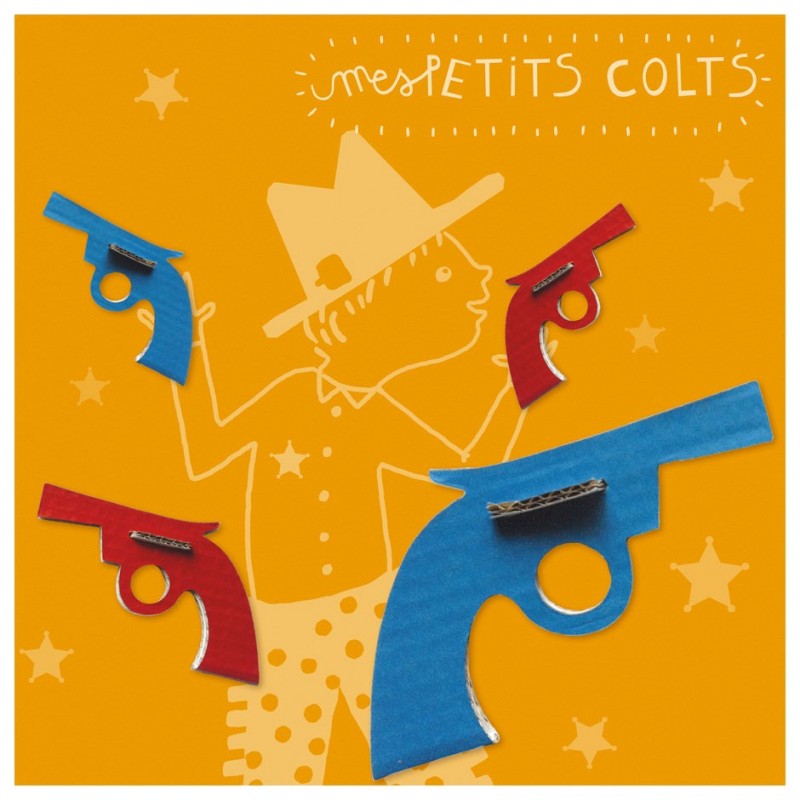 Creative kit 4 four cardboard pistols Creative kit 4 four cardboard pistols