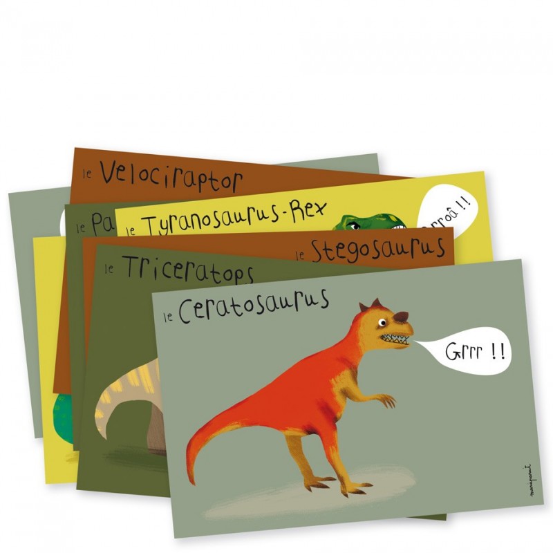 Invitations celebrate tyrannosaur