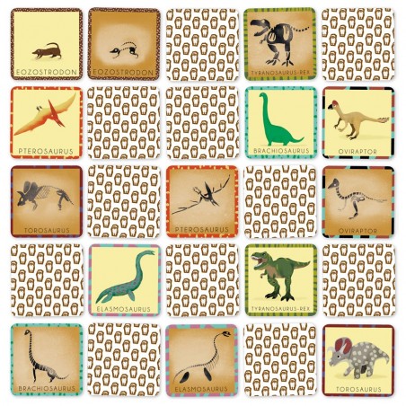 jeu de mémoire dinosaures