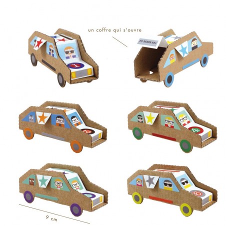 Do-it-yourself birthday cars