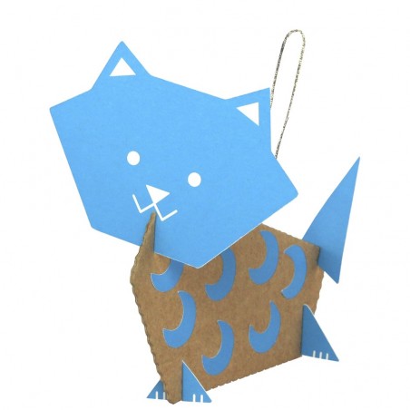 recycled cardboard cats