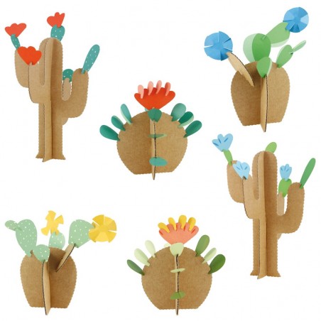 atelier créatif cactus fleurs