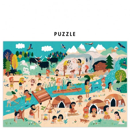puzzle homme préhistorique