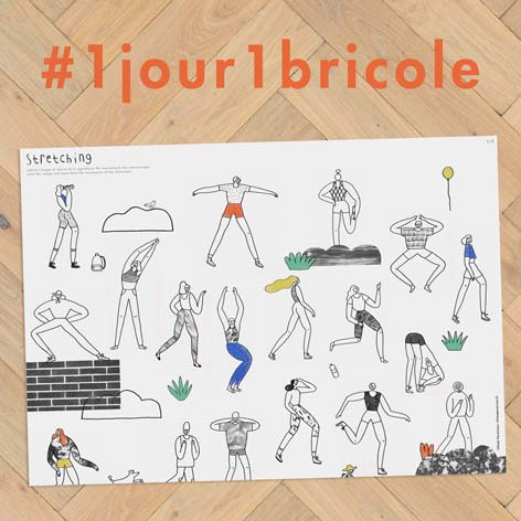 1jour1bricole J10-Stretching coloring 1/3