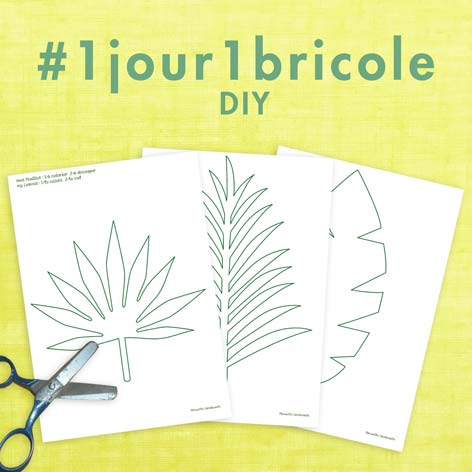 1jour1bricole J21-DIY feuillages