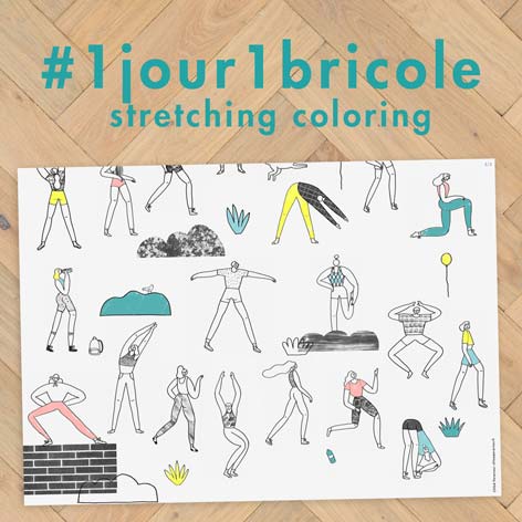 1jour1bricole J24-Stretching coloring 3/3