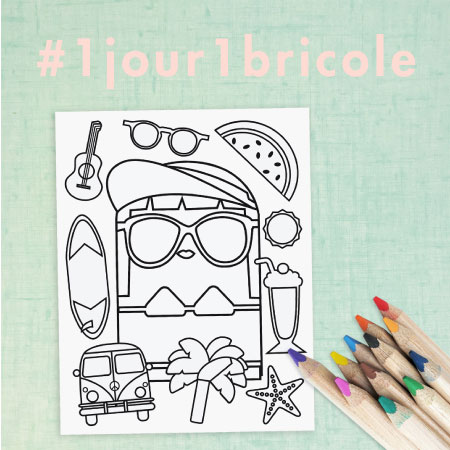 1jour1bricole J7-Coloriage surf