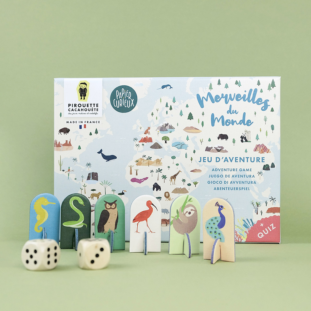 Jeux PAPIER CURIEUX PIROUETTE CACAHOUÈTE